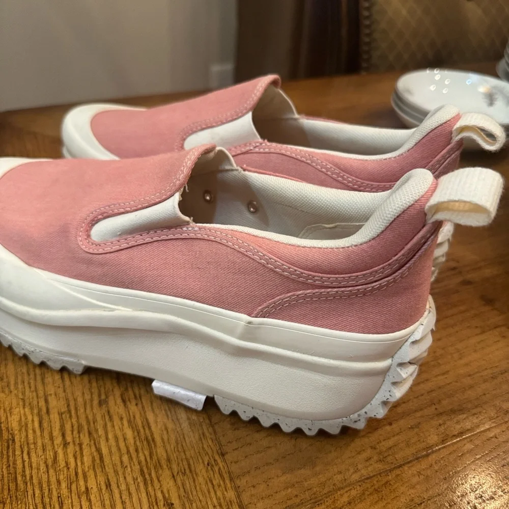 Converse Pink Slip-On Platform Sneakers | Unisex - Picture 4 of 9